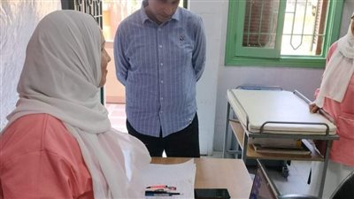 جولة مفاجئة لمسؤول كبير بصحة الغربية للوحدة الصحية بقريتي دفرة ونفيا
