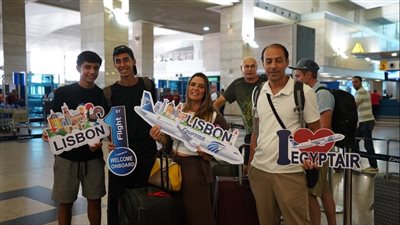 إنطلاق أولي رحلات مصر للطيران إلى العاصمة البرتغالية لشبونة