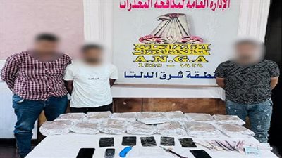 المكافحة تضبط عصابة الكيف قبل ترويج كوكتيل مخدرات بالدقهلية