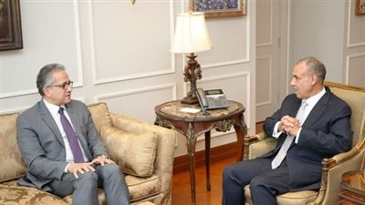 وزير الخارجية يستقبل الدكتور خالد العناني مرشح مصر لمنصب مدير عام منظمة اليونسكو