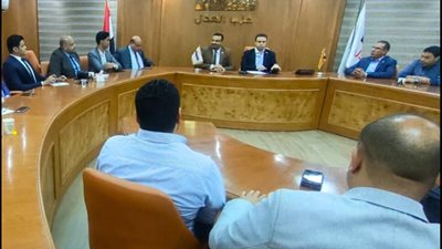 الهيئة العليا لـ«حزب العدل» تعقد اجتماعها الدوري بالمقر الرئيسي بـ«التجمع»