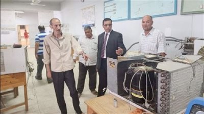 وكيل وزارة العمل بالدقهلية يتفقد جاهزية مركز التدريب المهني بالمنزلة