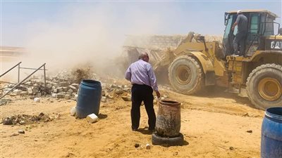 حملات موسعة لإزالة التعديات على الأراضي الزراعية وأملاك الدولة بالمنيا