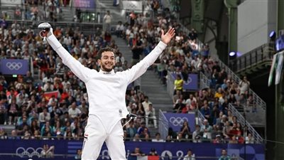 اللجنة الأولمبية المصرية تصرف مكافأة فورية لمحمد السيد بعد برونزية السلاح في أولمبياد باريس