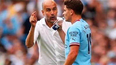 جوارديولا ردًا على ألفاريز: فكر وأخبرنا ماذا ستفعل