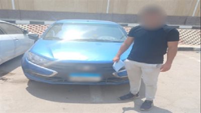 سقوط الطالب المتورط في طمس لوحات معدنية سيارته بمدينة نصر