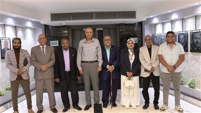 محافظ أسوان يلتقي وفد اتحاد نقابات المهن الطبية