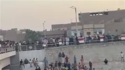 غرق شاب فى الترعة الفاروقية بدار السلام بسوهاج (صور) 