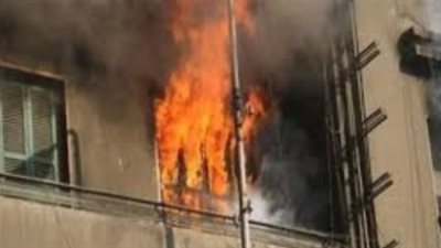 حريق ضخم يلتهم محل ملابس بالمنصورة