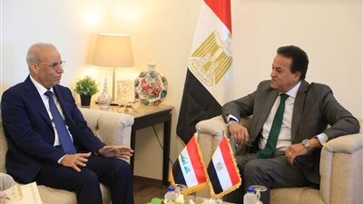 وزير الصحة والسكان يلتقى سفير دولة العراق لدى مصر لبحث سبل التعاون