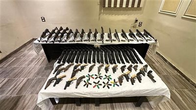 حملة أمنية بـ 3 محافظات.. ضبط 63 سلاح ناري و14 قضية مخدرات خلال 24 ساعة