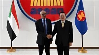 وزير الخارجية السوداني يلتقي بالأمين العام لرابطة الآسيان