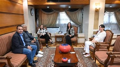 وزيرة التضامن تستقبل وفد مهرجان أسوان لأفلام المرأة