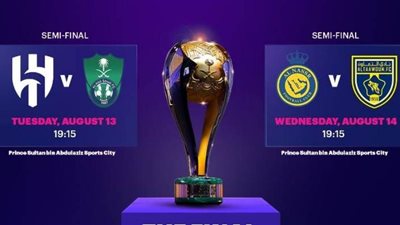 مواعيد مباريات اليوم.. الدوري المصري وبداية السوبر السعودي