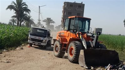 حملة نظافة مكبرة بشوارع مدينة الزينية شمال الأقصر 