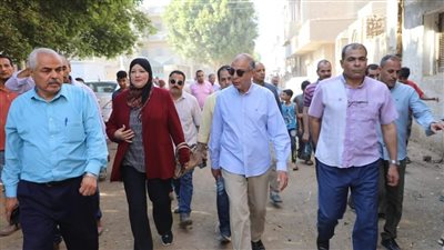 محافظ المنيا يتابع انتظام أعمال المبادرة الرئاسية حياة كريمة 