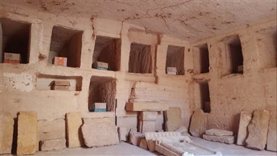 الكشف جبانة مدينة مرسى مطروح الأثرية خلال العصر الروماني