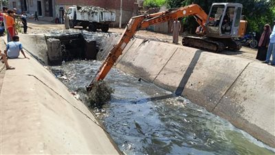 تقرير هام أمام محافظ المنوفية عن خطة تطهير الترع والمجاري المائية 