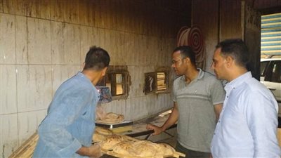 حملة تفتيشية موسعة على المخابز البلدية في 5 قرى بكفر الزيات