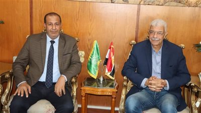 تفاصيل لقاء رئيس جامعة المنوفية بنقيب المحامين بالمحافظة