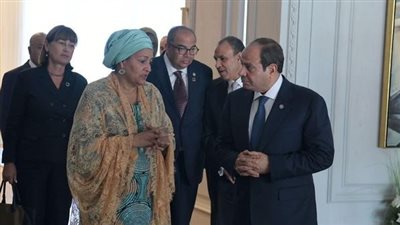 الرئيس السيسي يستقبل نائبة سكرتير عام الأمم المتحدة لمناقشة تعزيز التعاون
