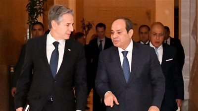 الرئيس السيسي يستقبل وزير الخارجية الأمريكي