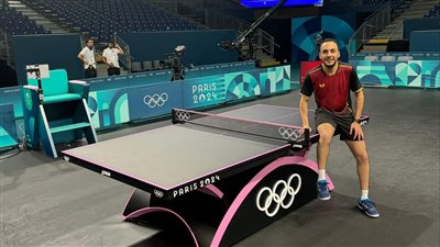 محمد البيلي لاعب تنس الطاولة لـ 