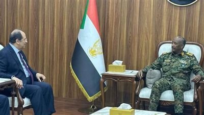 البرهان يلتقي رئيس المخابرات العامة المصرية