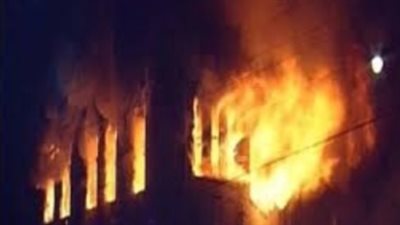 مصرع طفلة في حريق شقة سكنية بعين شمس 