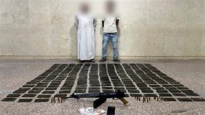 إحالة عاطلين متهمين بحيازة 25 كيلو حشيش في النزهة لمحكمة الجنايات