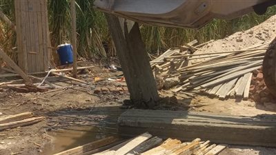 تنفيذ 3 حالات إزالة تعدِ على أرض زراعية غرب الأقصر