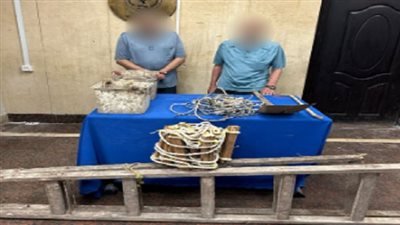 أمن القاهرة يضبط عصابة التنقيب عن الآثار داخل عقار بالجمالية