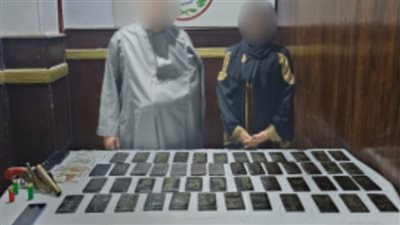 حبس 35 ديلر مخدرات بتهمة ترويج وحيازة كميات من الحشيش والهيروين