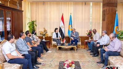 جامعة طنطا تستقبل وفد 