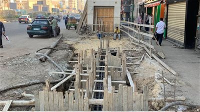 محافظ الغربية يتابع الأعمال بكوبري مشاة شارع البحر بطنطا 