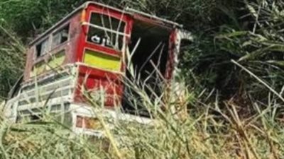 إصابة 6 أشخاص في حادث انقلاب سيارة أجرة بالفيوم 