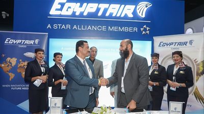 مصرللطيران للشحن الجوي توقع 3 عقود مع عدد من وكلاء الشحن