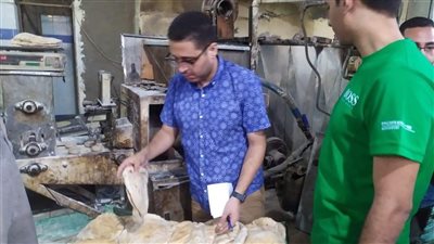 حملات مكبرة علي مخابز بطنطا تسفر عن تحرير 25 محضر نقص أوزان