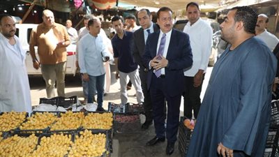 محافظ المنوفية يتفقد سوق الجملة وتطوير كورنيش شبين الكوم