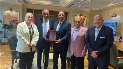 السفير نبيل حبشي يستقبل رئيس وممثلي الاتحاد العام للمصريين في الخارج