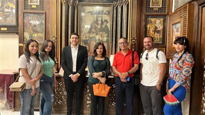 في زيارة للكنيسة المعلقة.. حزب العدل يعيد إحياء مسار العائلة المقدسة