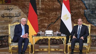 الرئيس الألماني يختتم زيارته لمصر اليوم