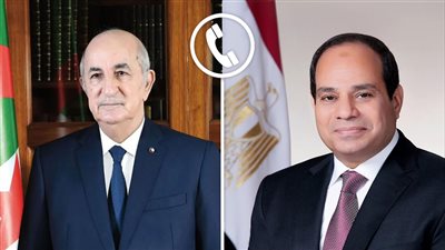 السيسي يهنئ عبد المجيد تبون بفوزه بولاية رئاسة جديدة بالجزائر