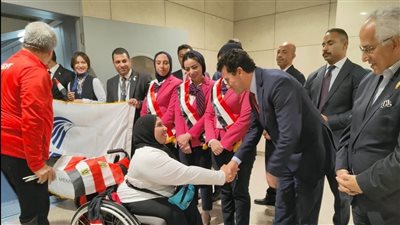 مصر للطيران تستقبل أبطال مصر المشاركين في دورة الألعاب البارالمبية باريس 2024