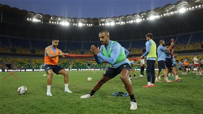 بيراميدز يختتم تدريباته استعدادا لمواجهة الجيش الروندي 