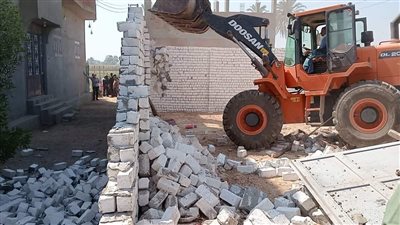 حملات مكبرة لإزالة التعديات على الأراضي الزراعية بالمنيا 