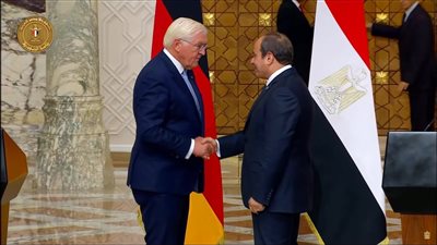 تفاصيل لقاء السيسي ونظيره الألماني بقصر الاتحادية 