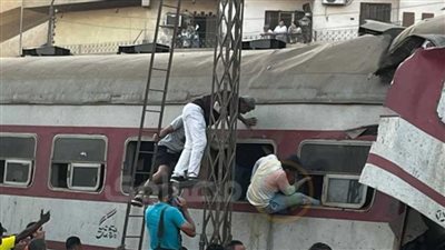 التفاصيل الكاملة لحادث تصادم قطارين بالشرقية.. 3 وفيات و47 مصابا حتى الآن