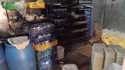 تفاصيل ضبط أطنان مواد غذائية فاسدة بمركزي بركة السبع وسرس الليان