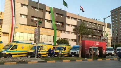 اصطفاف المعدات المشاركة في تدشين مبادرة 